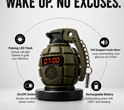 Grenade Alarm Clock