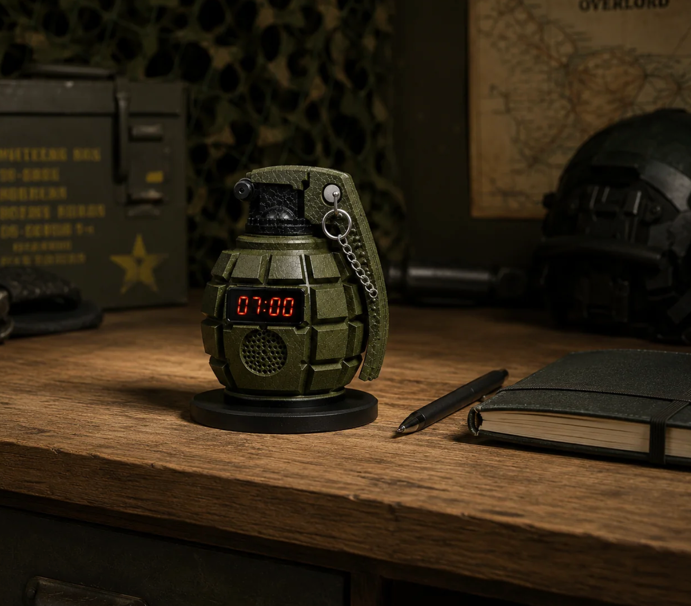 Grenade Alarm Clock